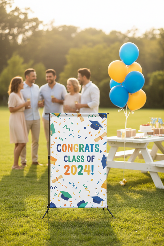 Economy X-Stand Banner – Graduation