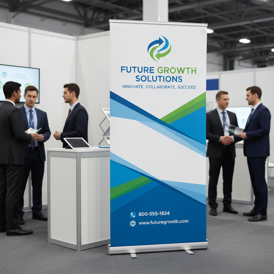 Premium Retractable Roll-Up Banners (33x80) – Trade Show & Event Display | MKY Kustom Kreations